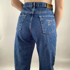 Vintage Hi Rise Tommy Hilfiger Straight Leg Jeans